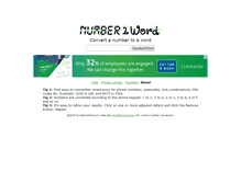 Tablet Screenshot of number2word.com